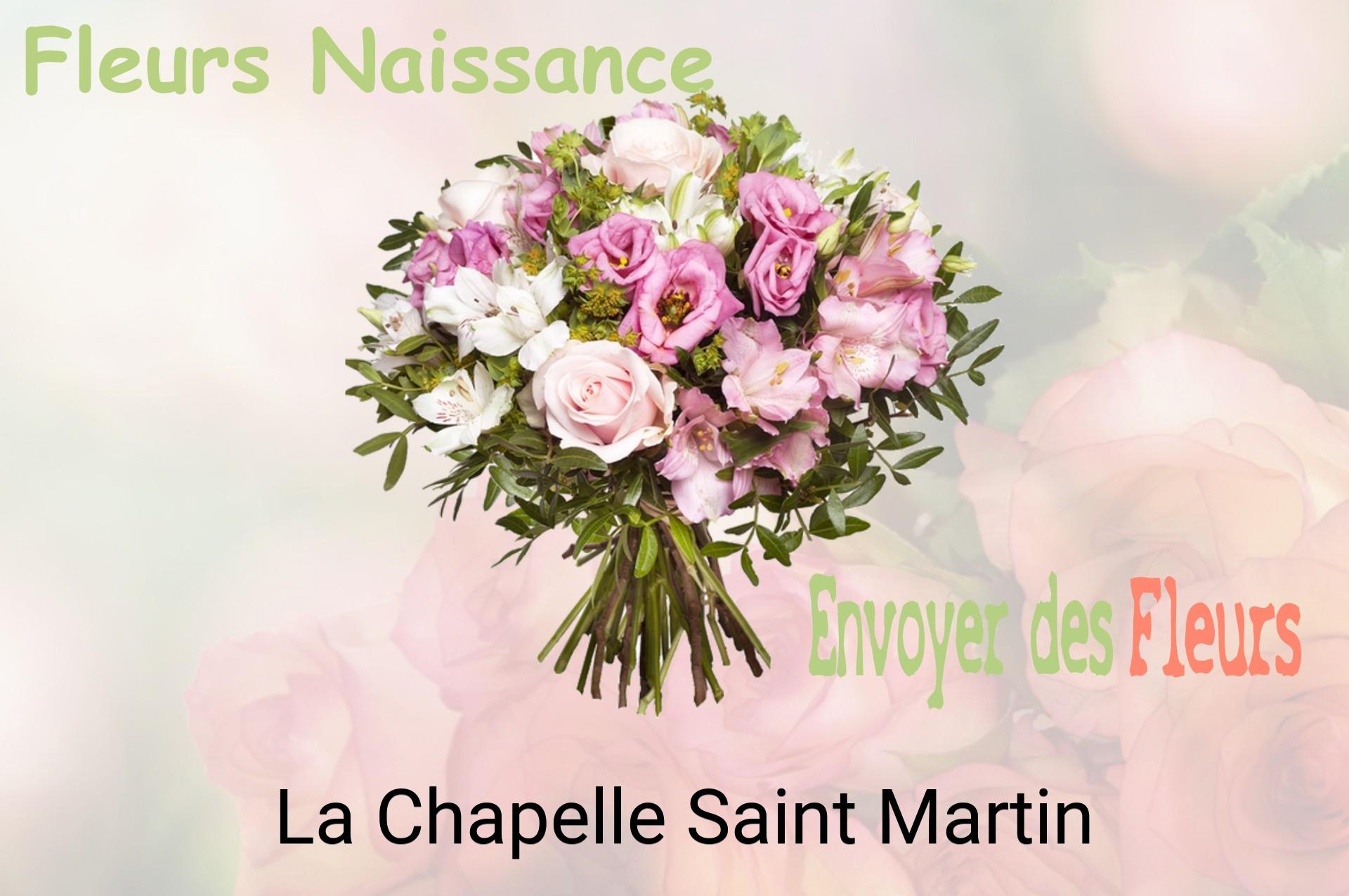 Bouquet de fleurs de naissance livré à La Chapelle-Saint-Martin