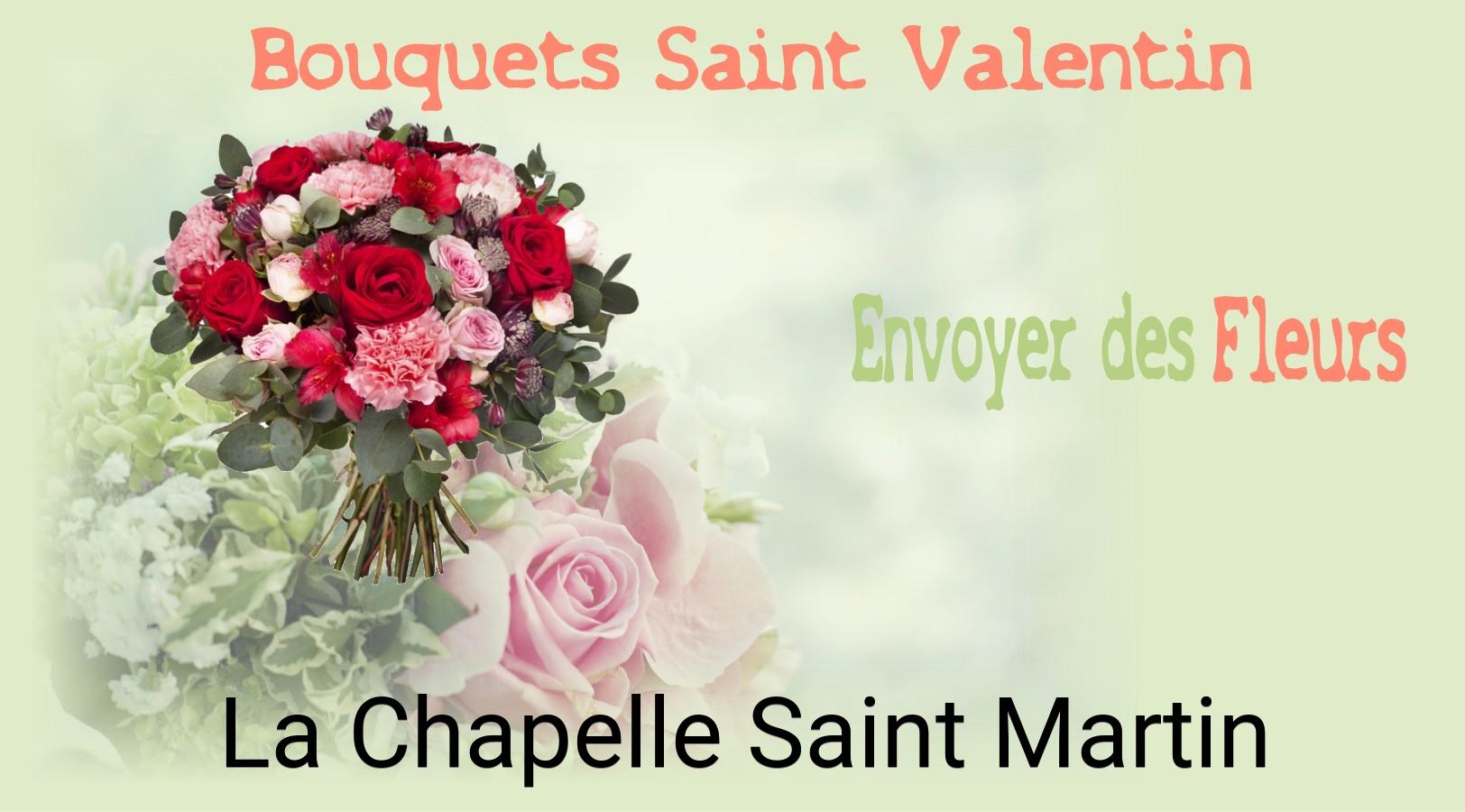 Roses de Saint-Valentin livrées à La Chapelle-Saint-Martin